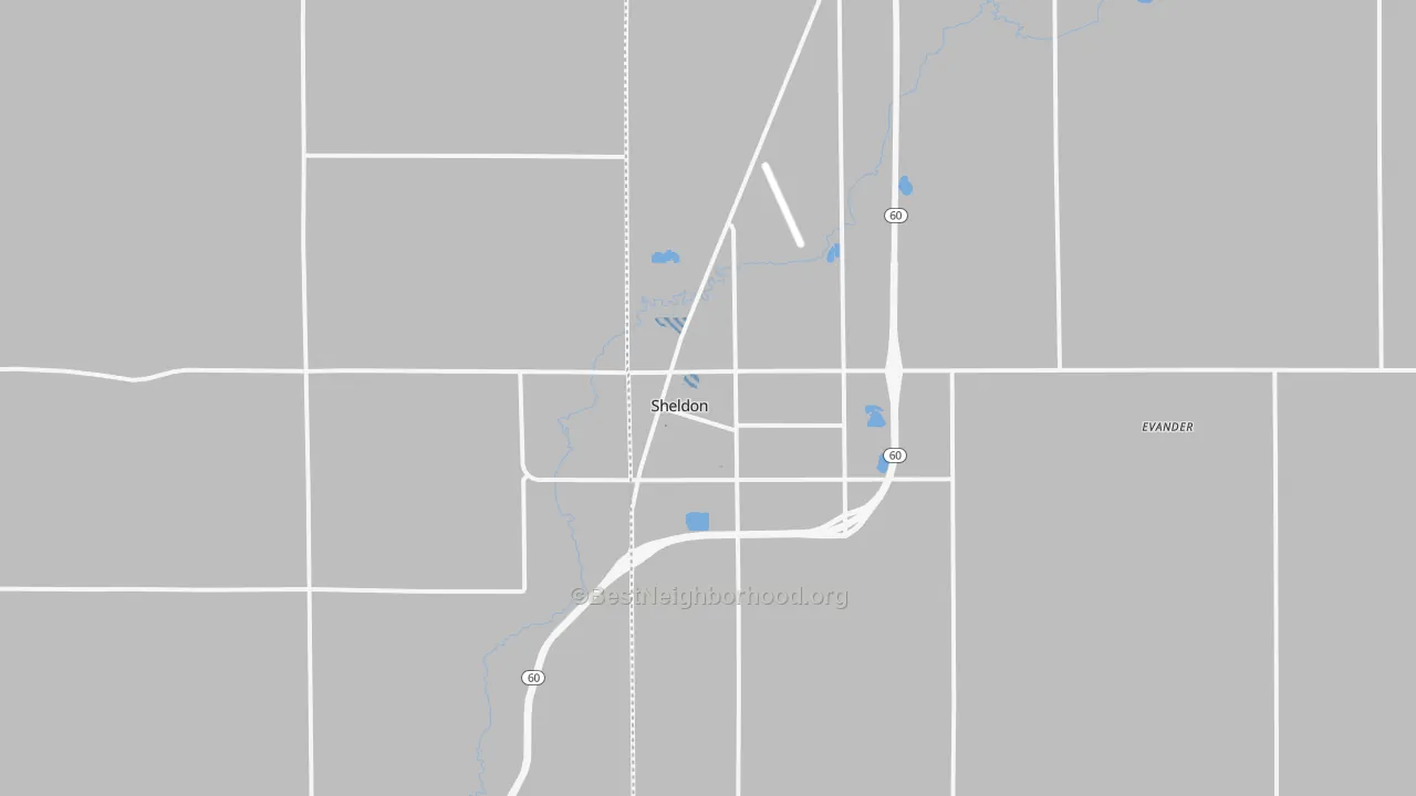 Transit Grade map of 51201, IA
