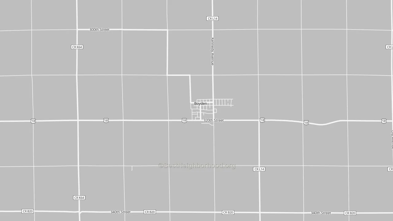 Transit Grade map of 51234, IA