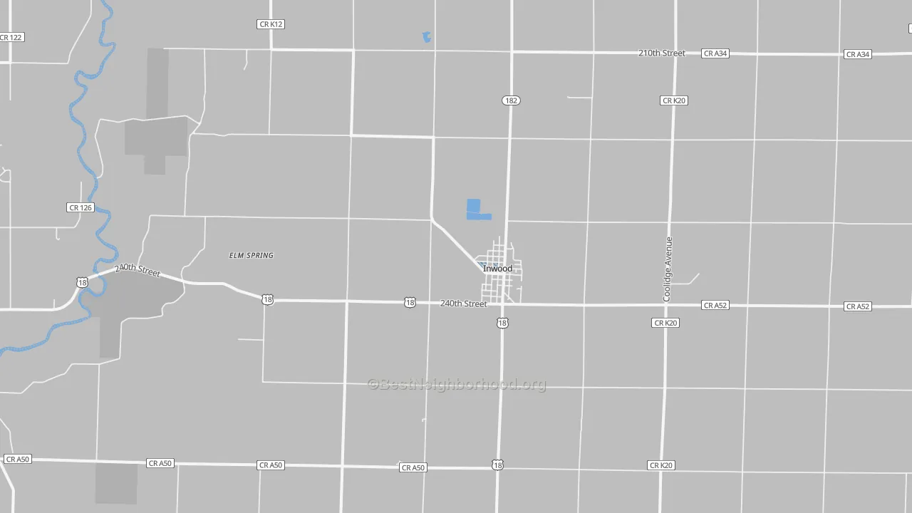 Transit Grade map of 51240, IA