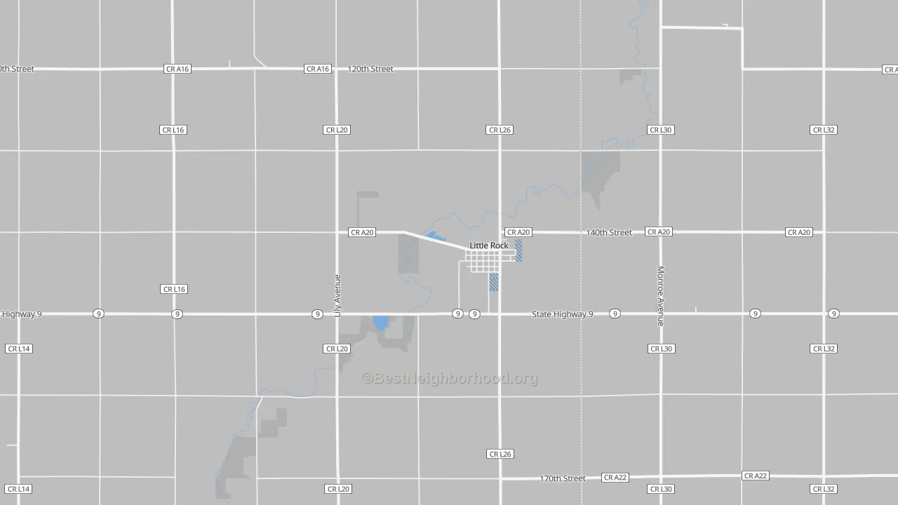 Transit Grade map of 51243, IA