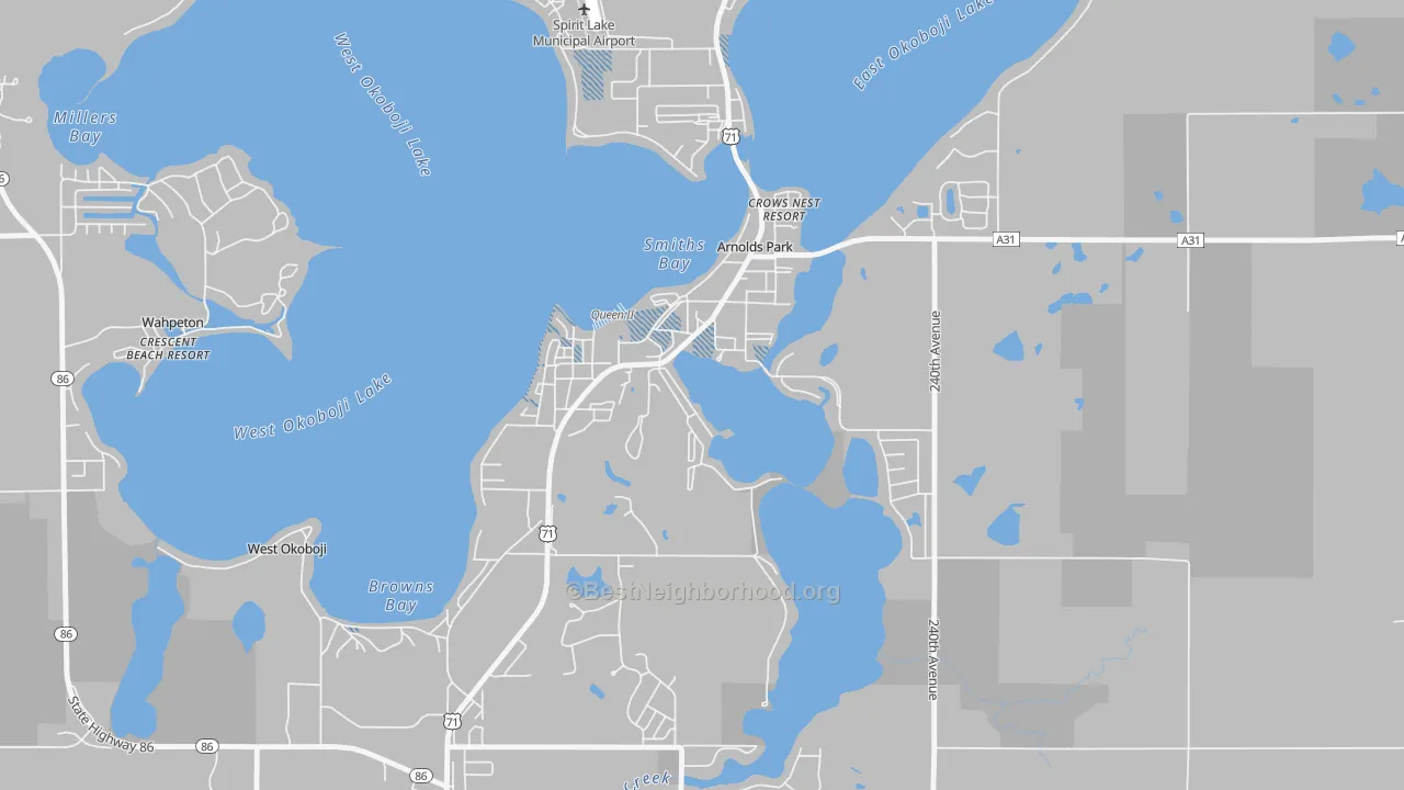 Transit Grade map of 51331, IA