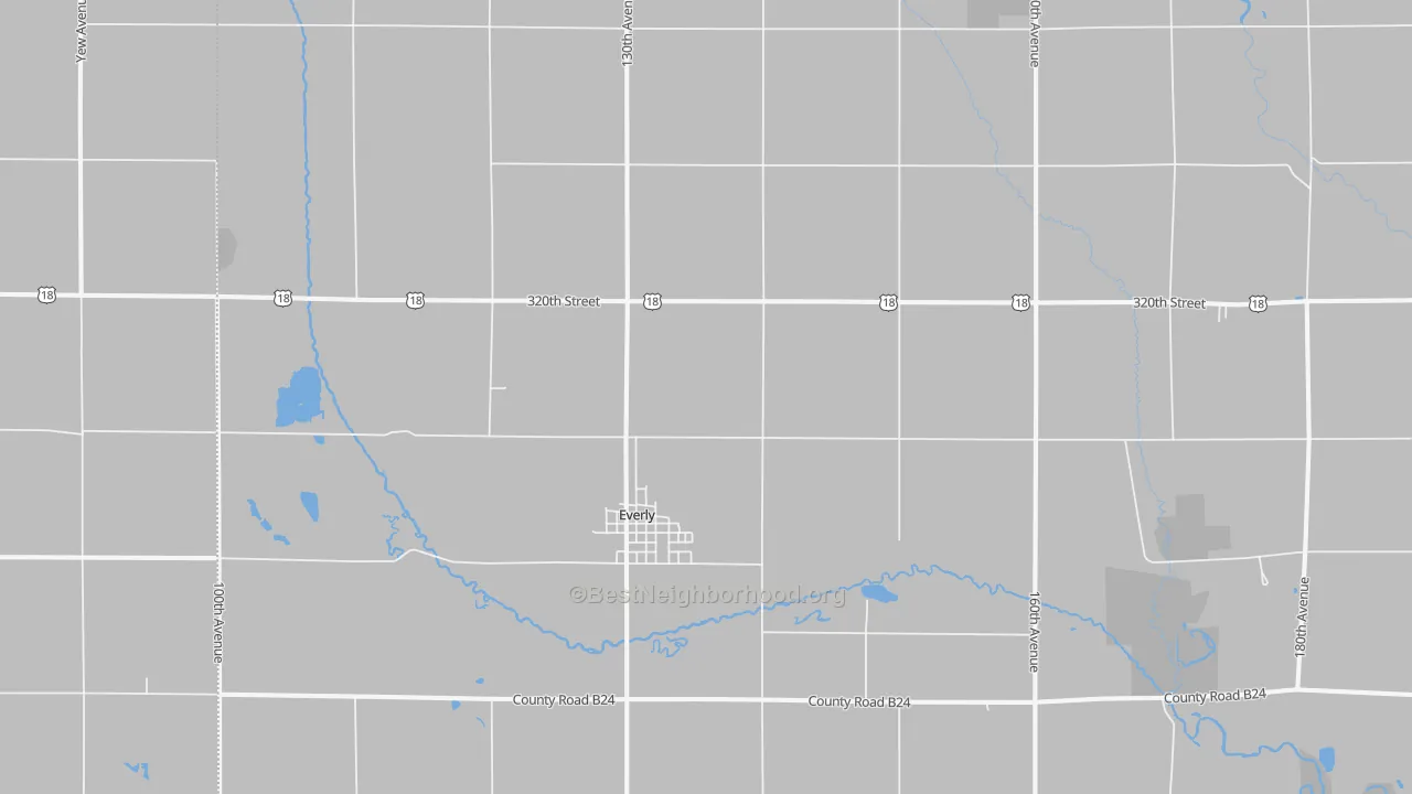 Transit Grade map of 51338, IA