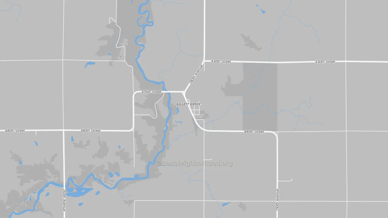 Transit Grade map of 51341, IA