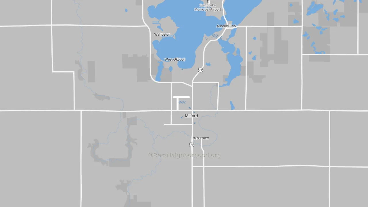 Transit Grade map of 51351, IA