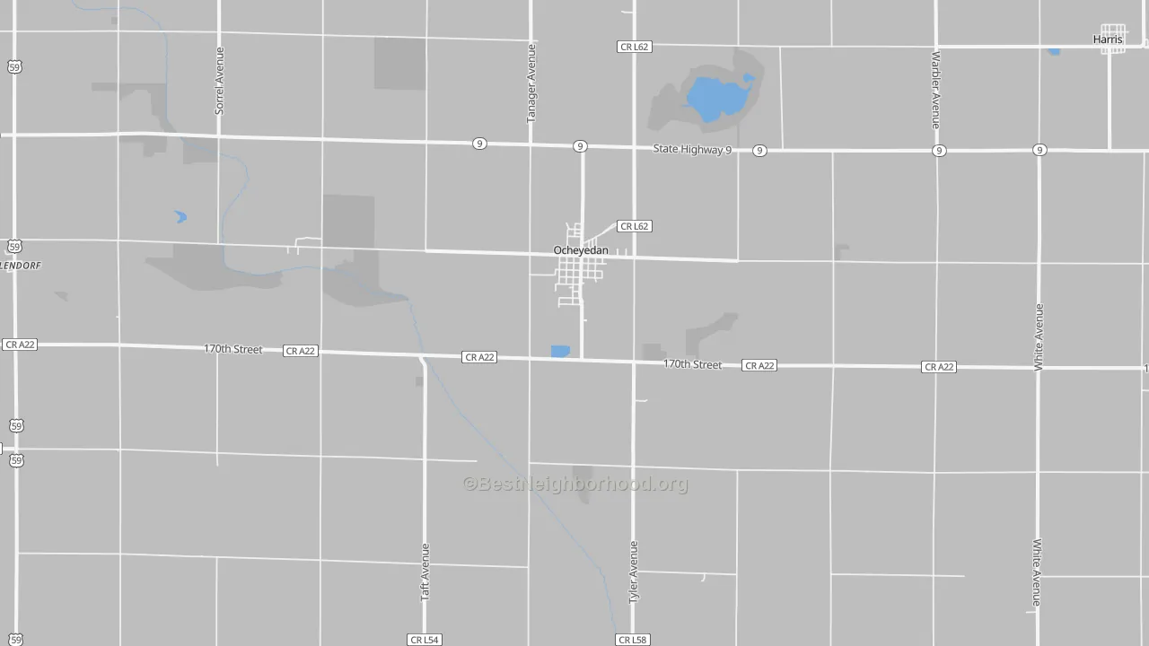 Transit Grade map of 51354, IA