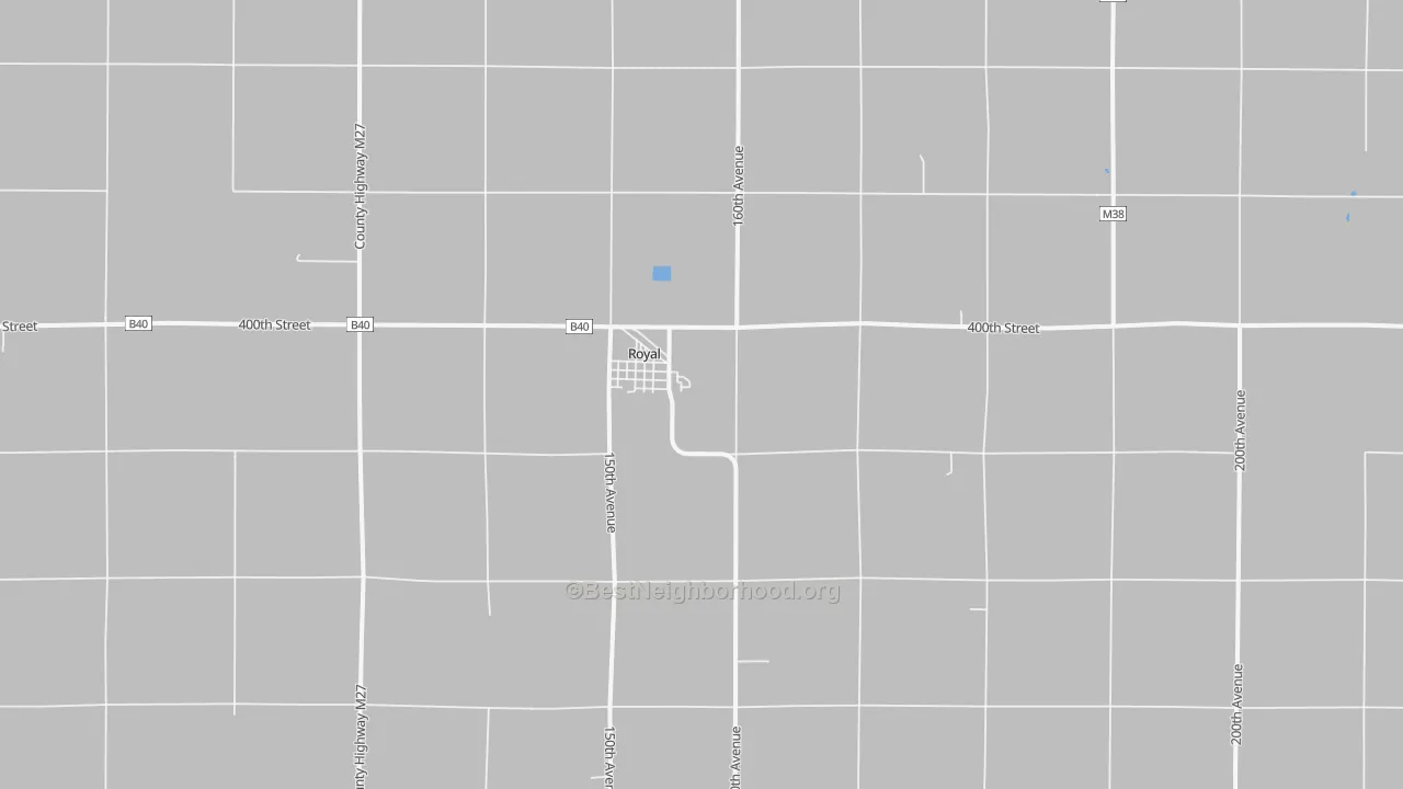 Transit Grade map of 51357, IA