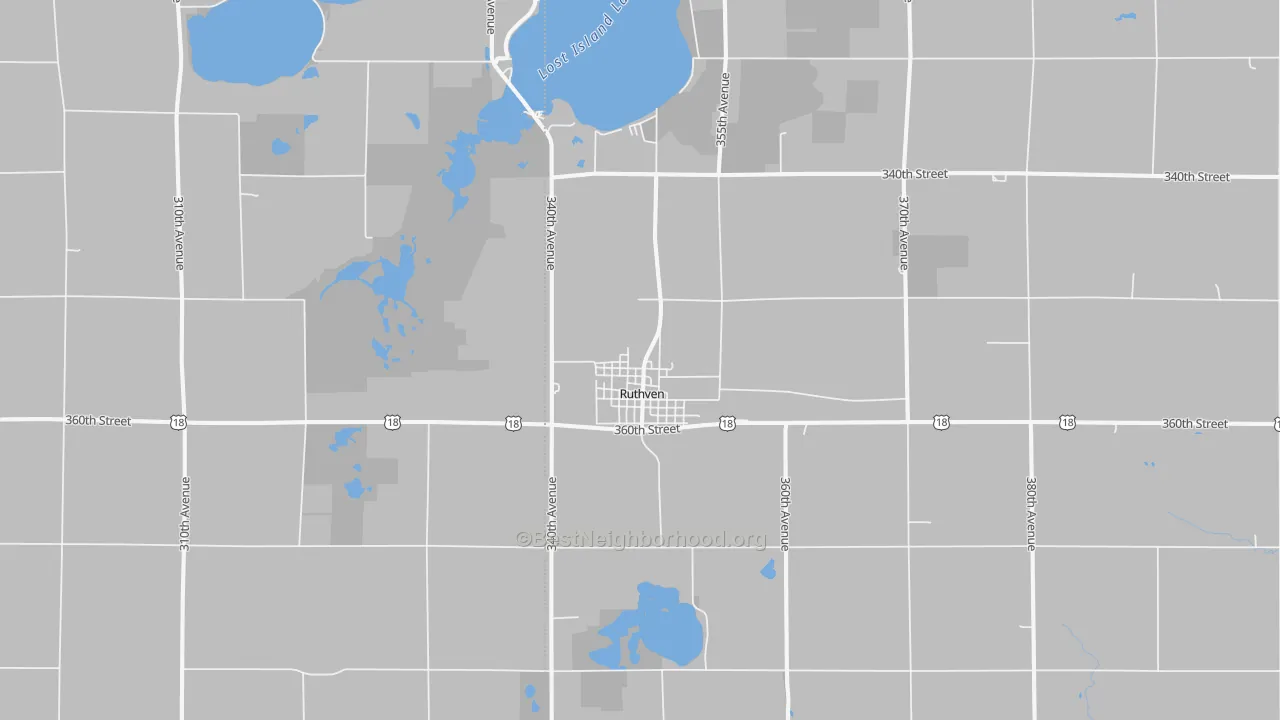 Transit Grade map of 51358, IA