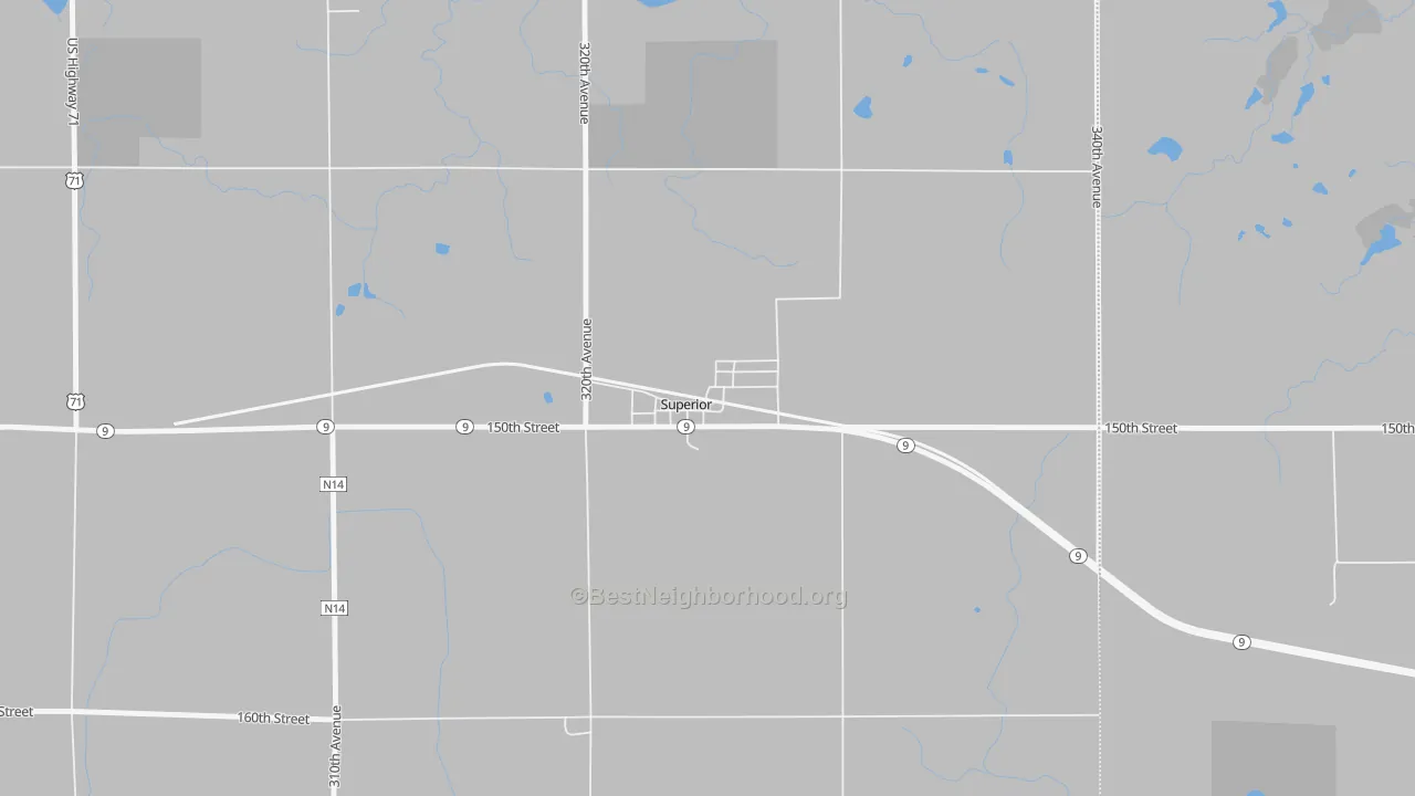 Transit Grade map of 51363, IA