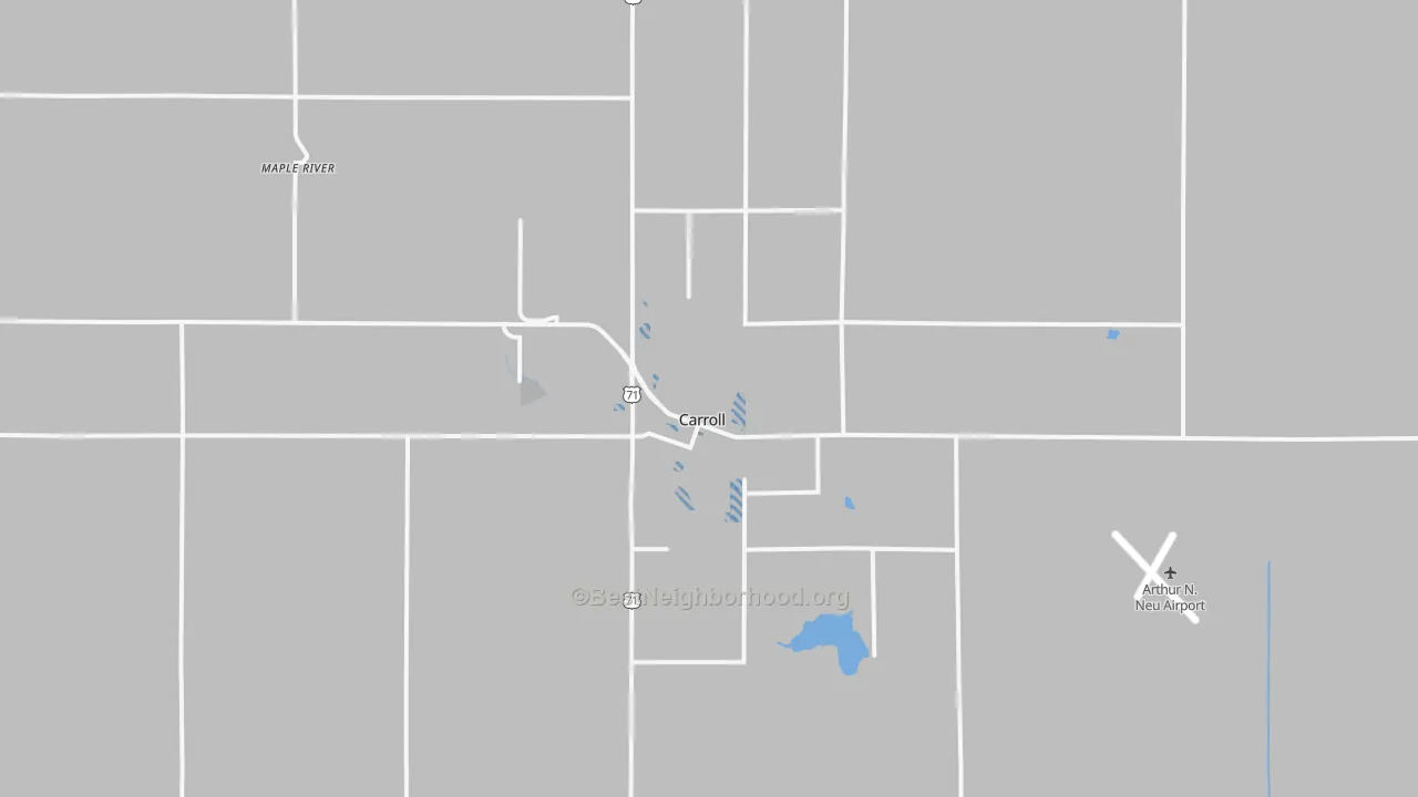 Transit Grade map of 51401, IA