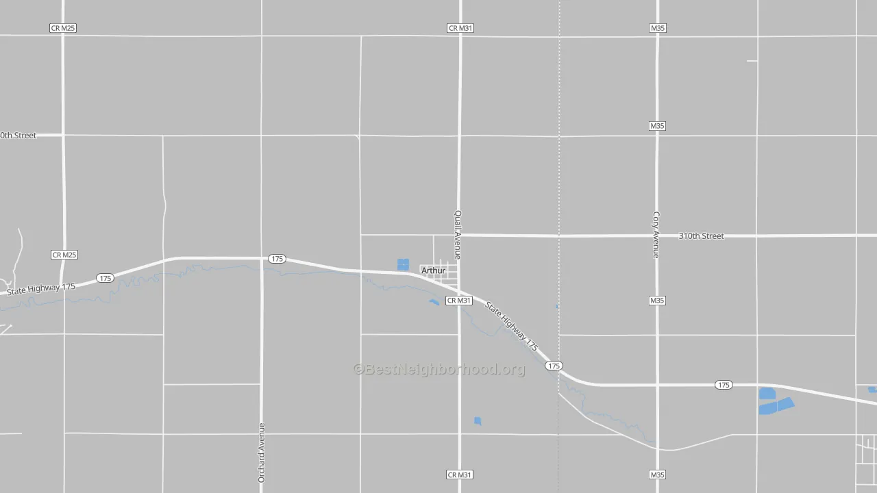 Transit Grade map of 51431, IA