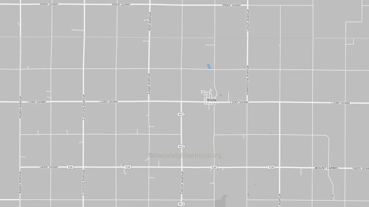 Transit Grade map of 51436, IA
