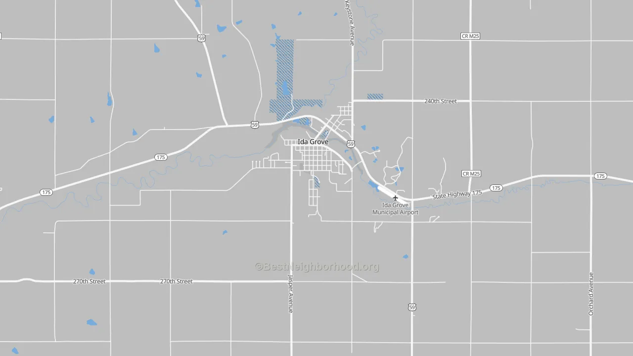 Transit Grade map of 51445, IA