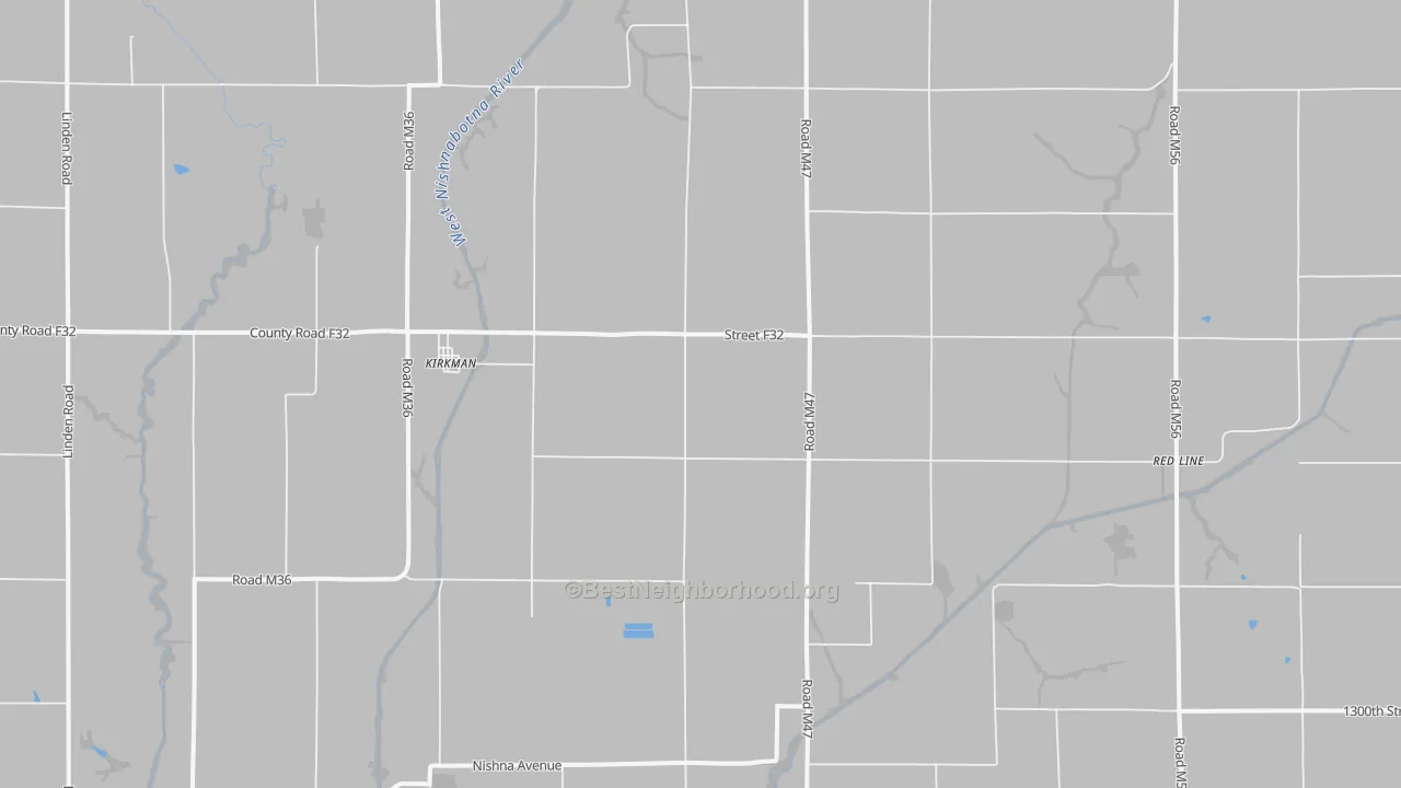 Transit Grade map of 51447, IA