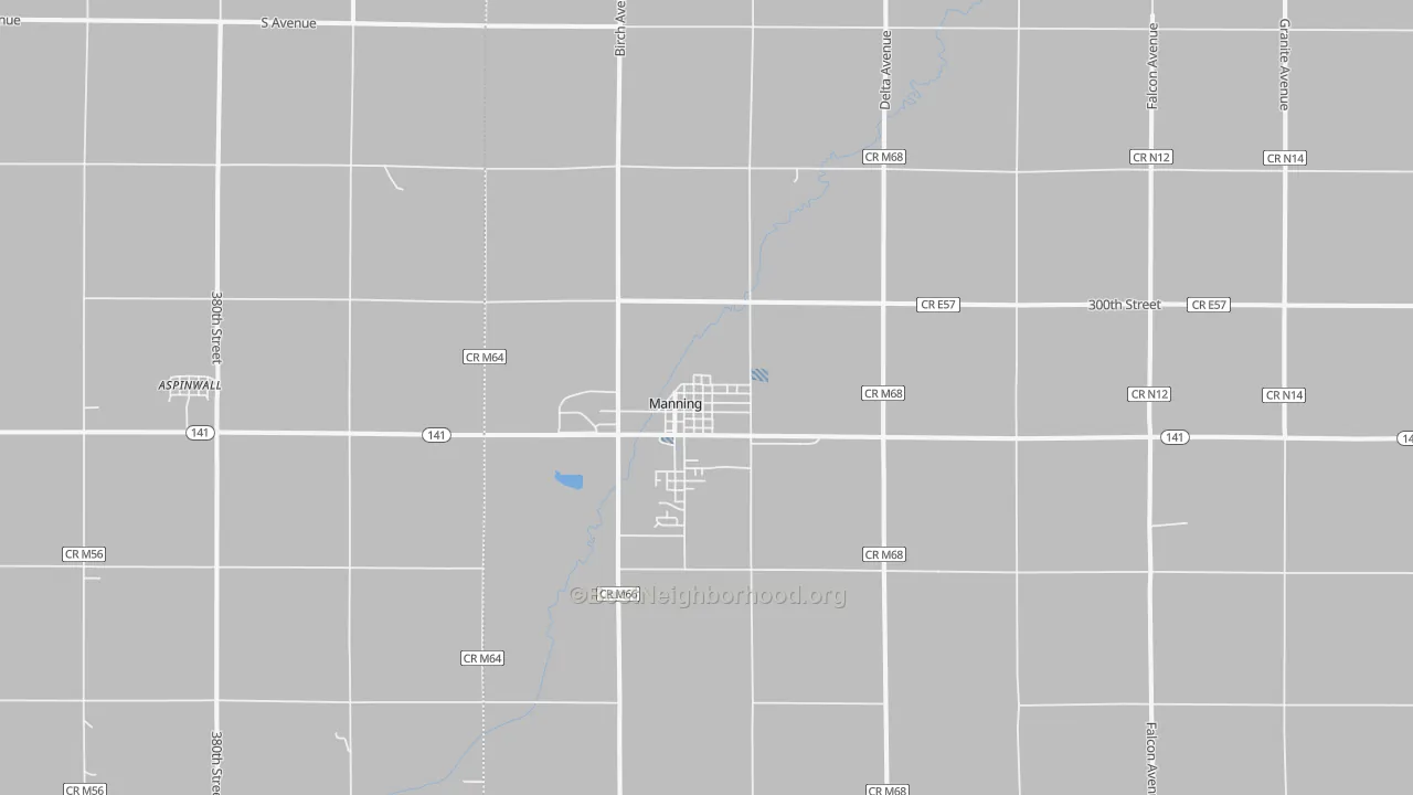 Transit Grade map of 51455, IA