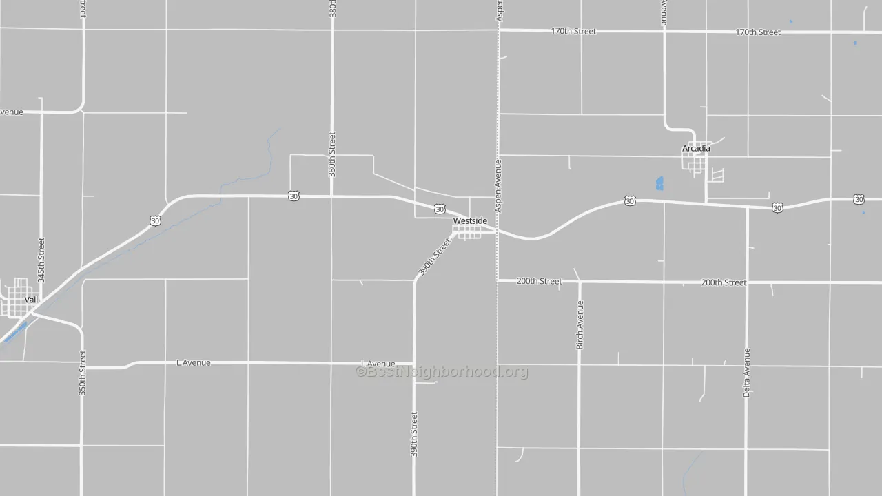 Transit Grade map of 51467, IA