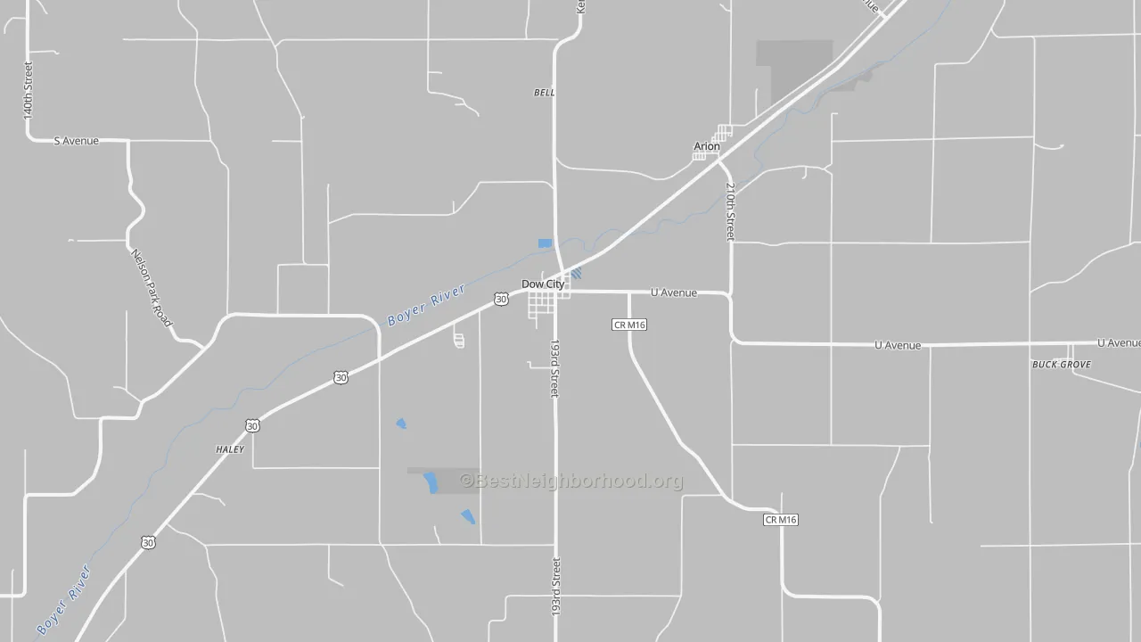 Transit Grade map of 51528, IA