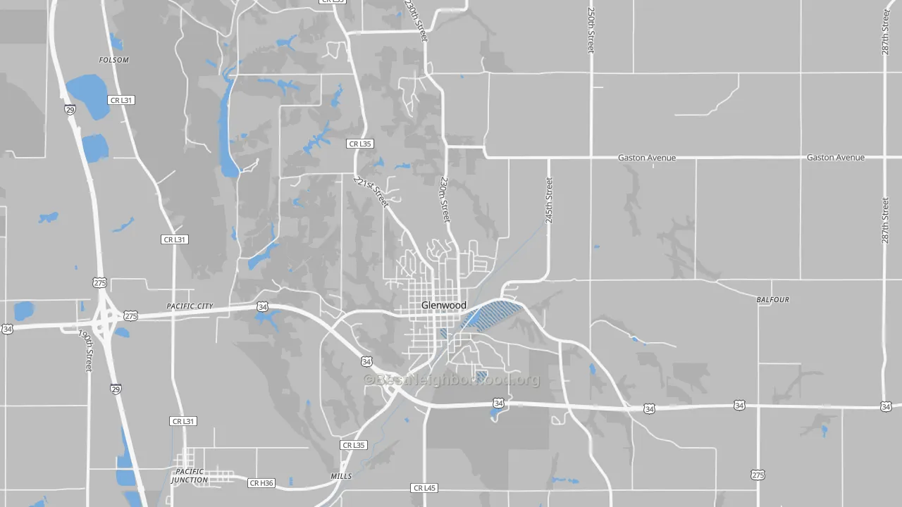 Transit Grade map of 51534, IA