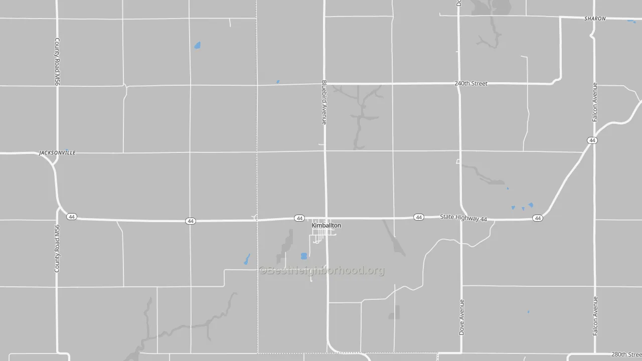 Transit Grade map of 51543, IA