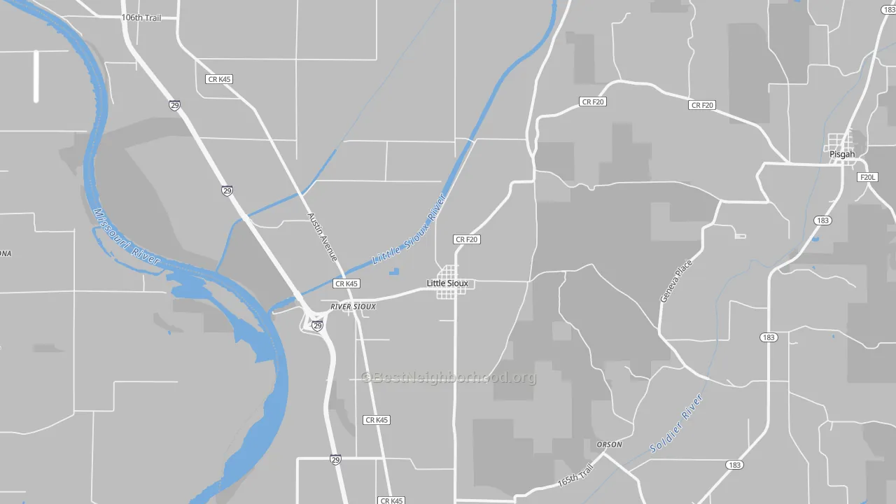 Transit Grade map of 51545, IA