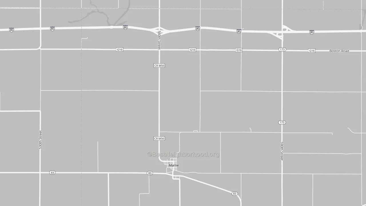 Transit Grade map of 51552, IA