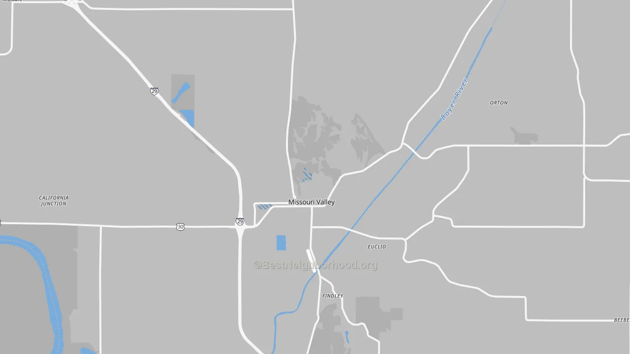 Transit Grade map of 51555, IA