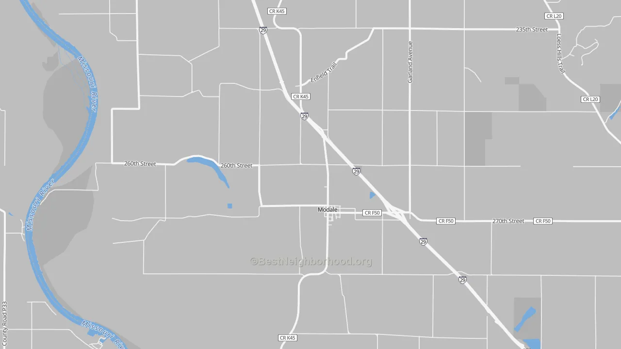 Transit Grade map of 51556, IA