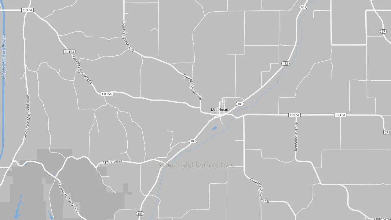 Transit Grade map of 51558, IA