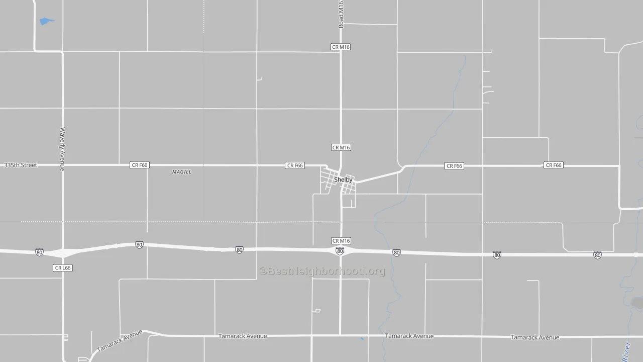 Transit Grade map of 51570, IA