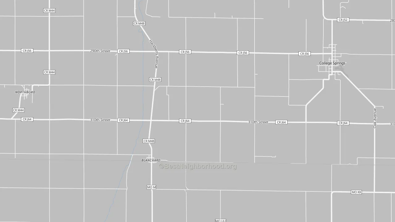 Transit Grade map of 51630, IA