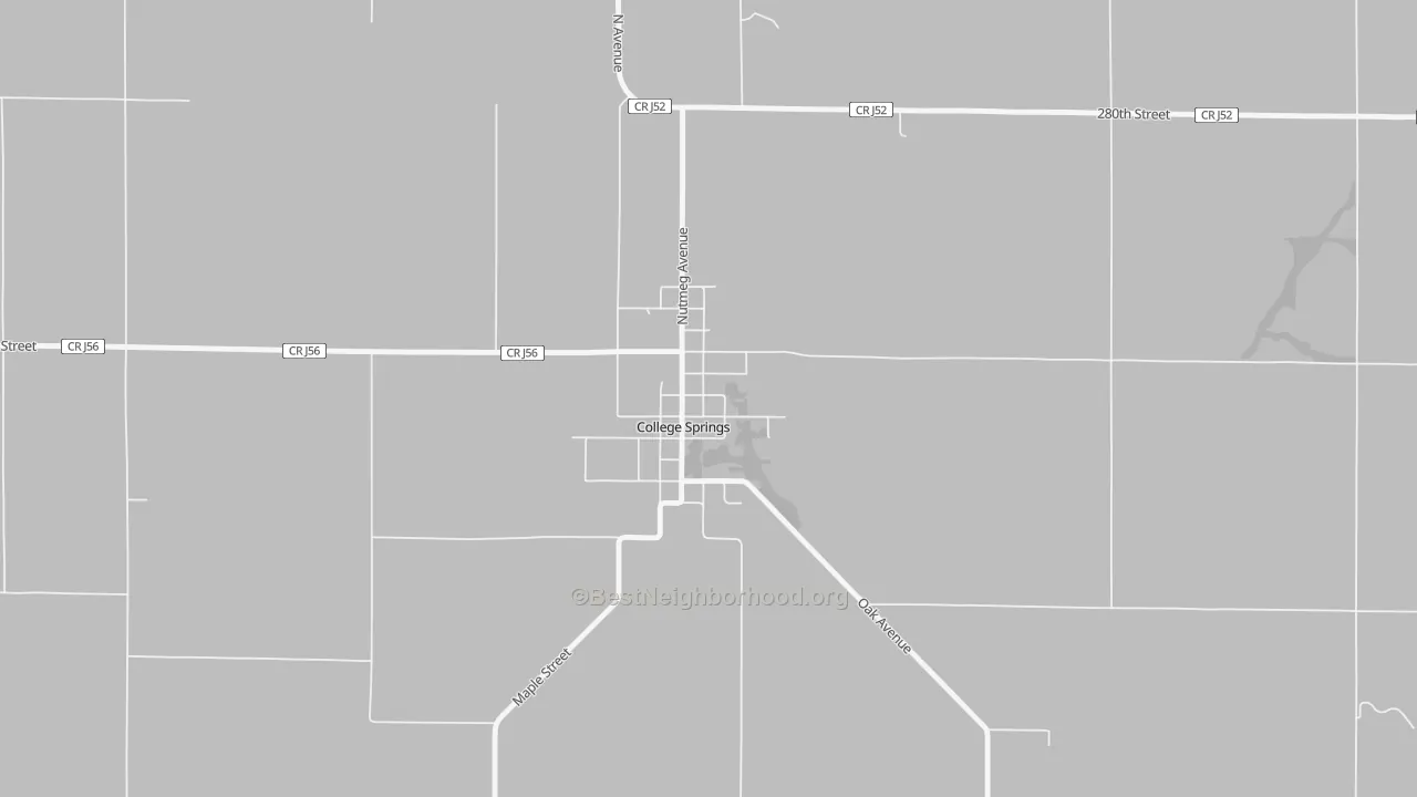 Transit Grade map of 51637, IA