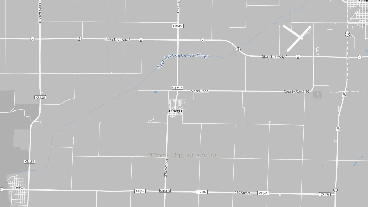 Transit Grade map of 51639, IA