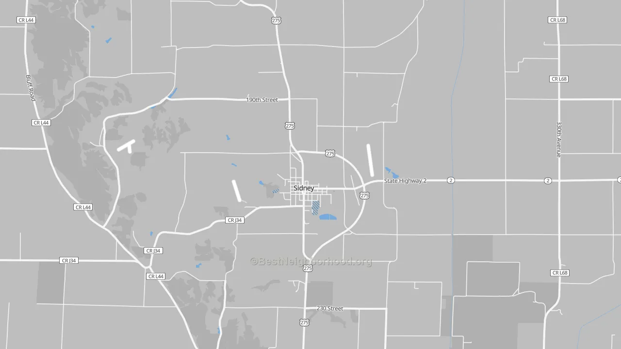 Transit Grade map of 51652, IA