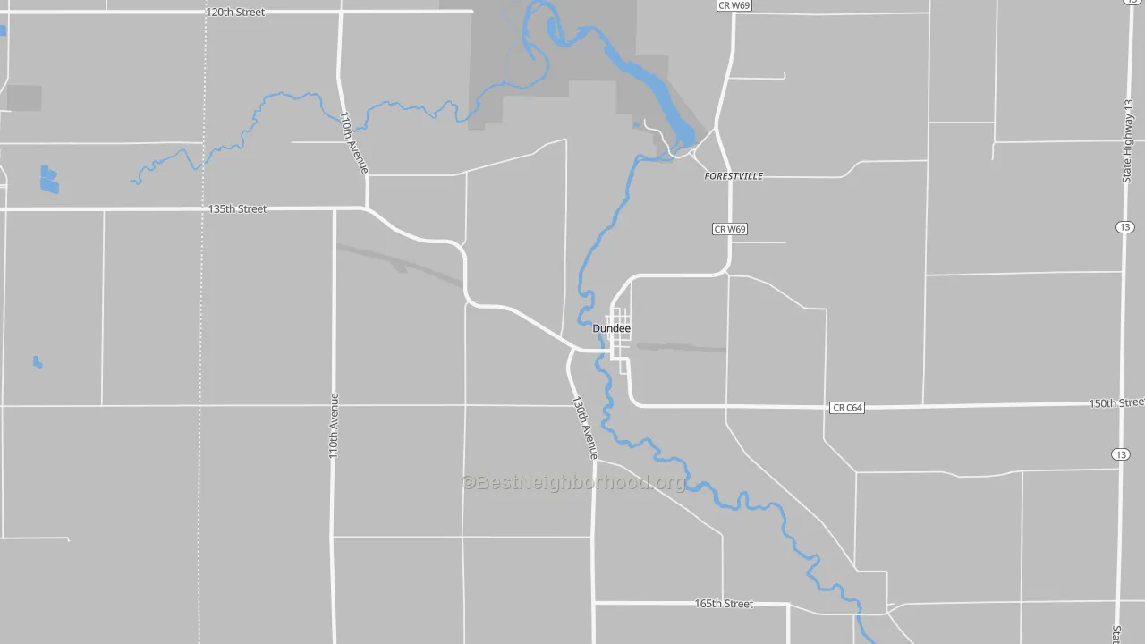 Transit Grade map of 52038, IA