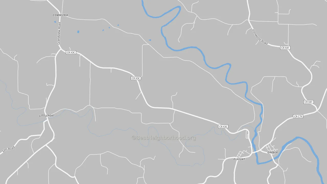 Transit Grade map of 52044, IA