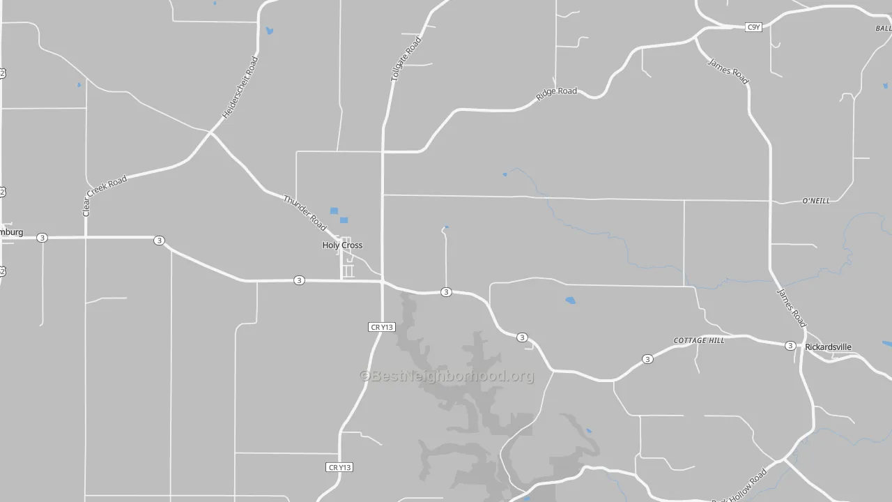 Transit Grade map of 52053, IA