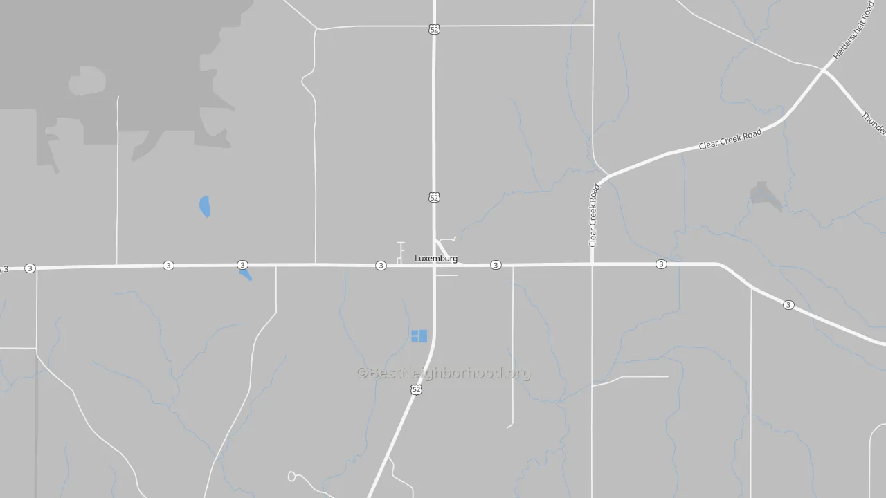 Transit Grade map of 52056, IA