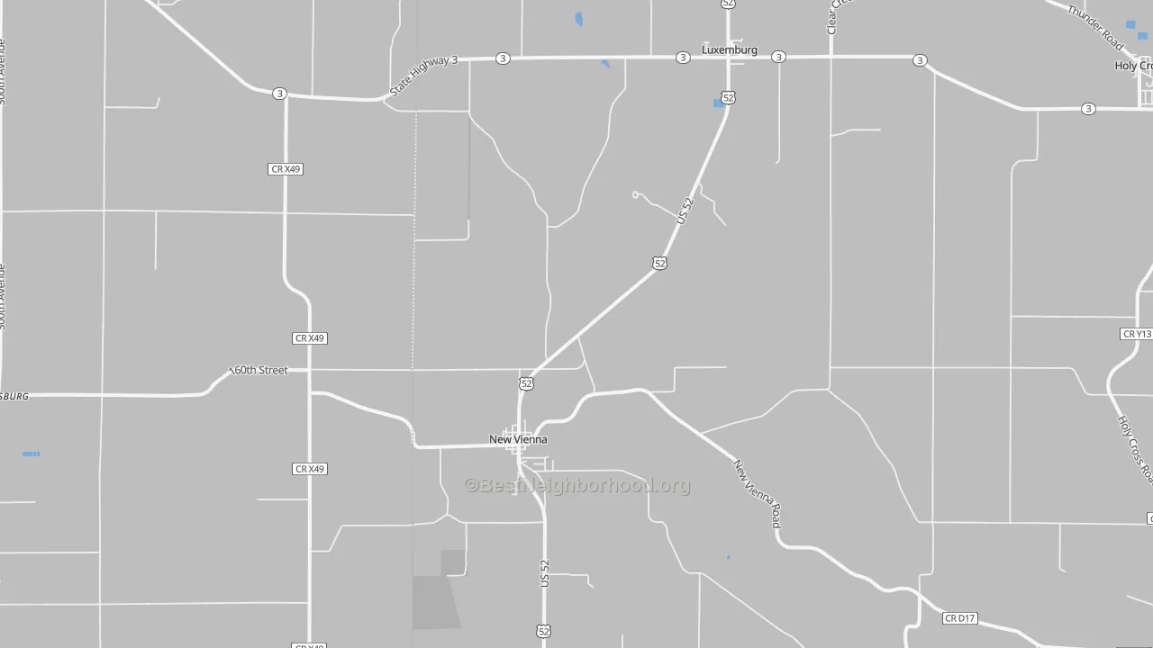 Transit Grade map of 52065, IA