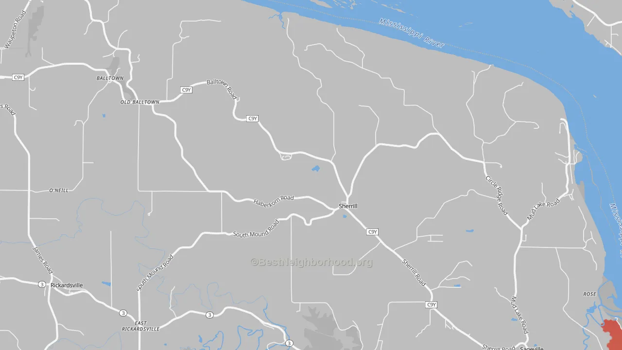 Transit Grade map of 52073, IA