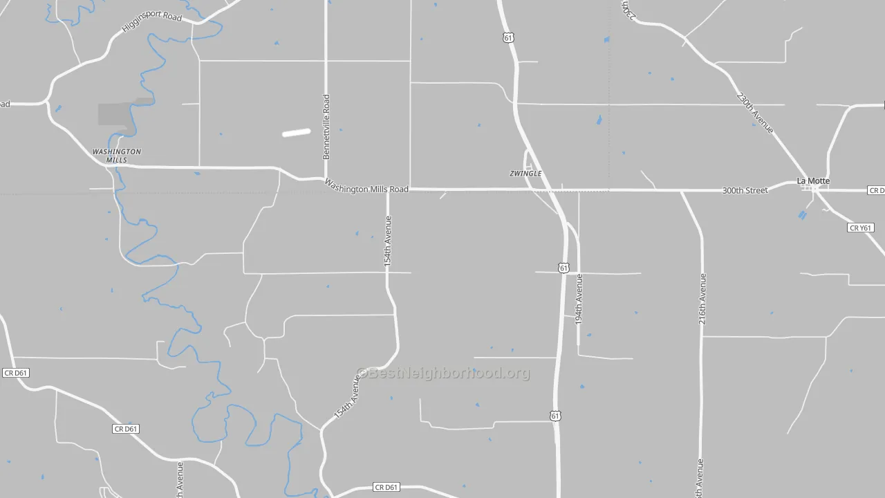 Transit Grade map of 52079, IA