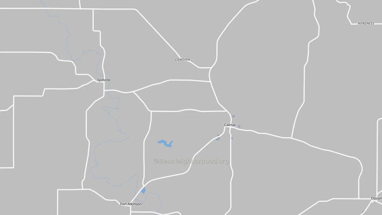 Transit Grade map of 52132, IA