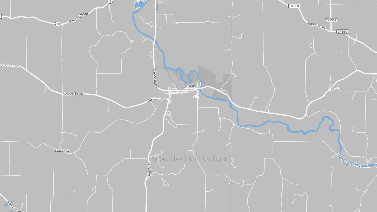 Transit Grade map of 52141, IA