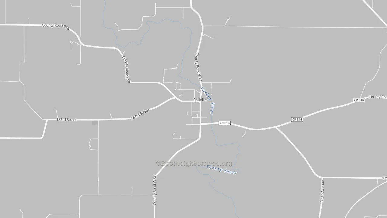 Transit Grade map of 52168, IA