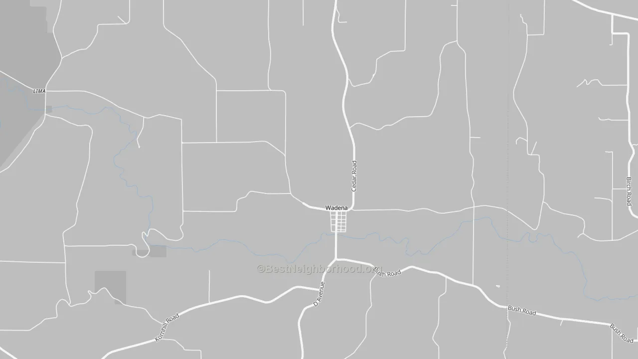 Transit Grade map of 52169, IA