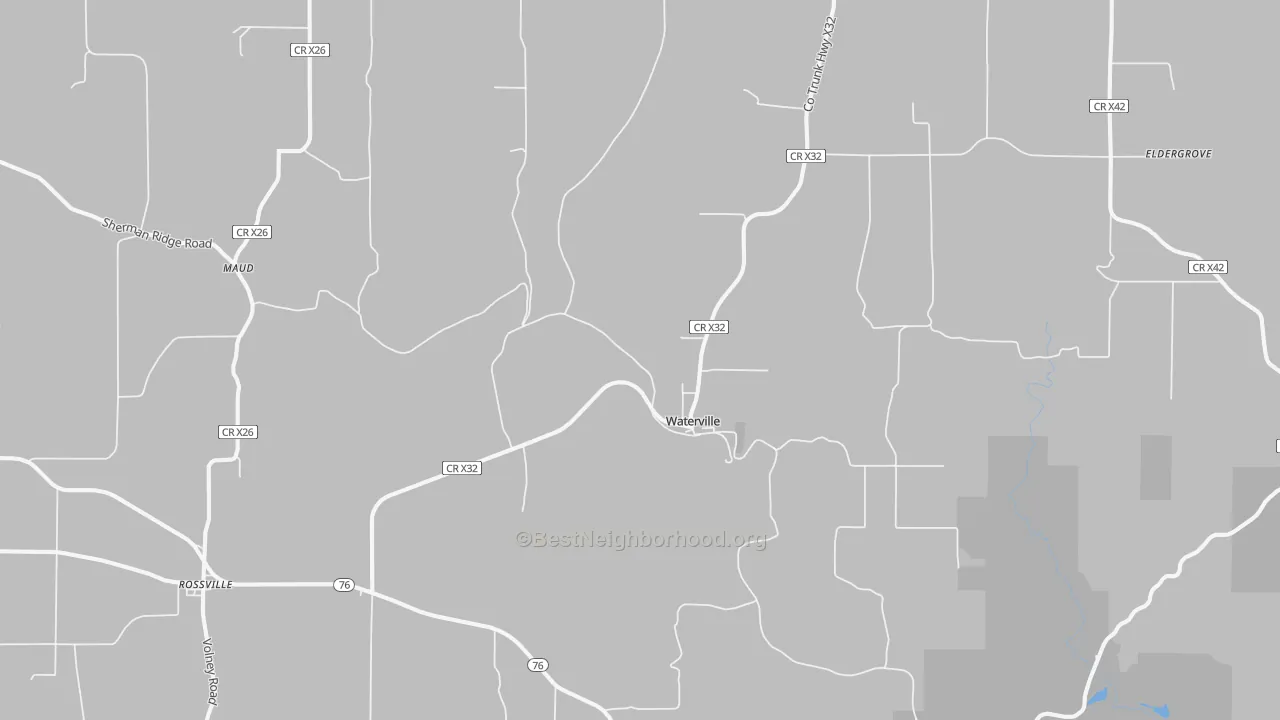 Transit Grade map of 52170, IA