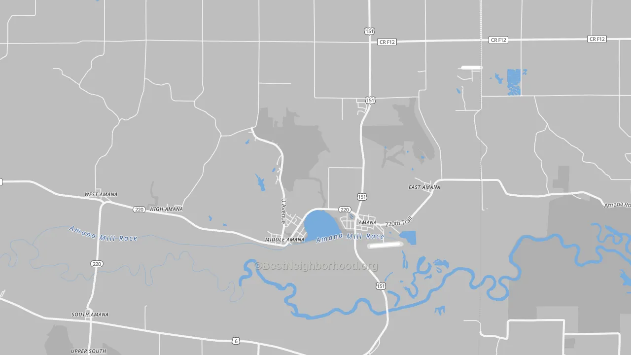 Transit Grade map of 52203, IA