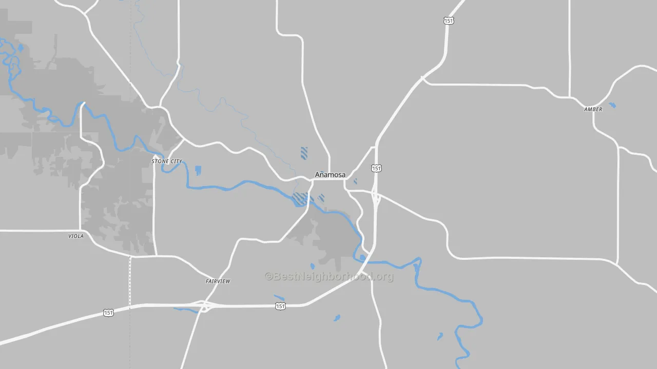 Transit Grade map of 52205, IA