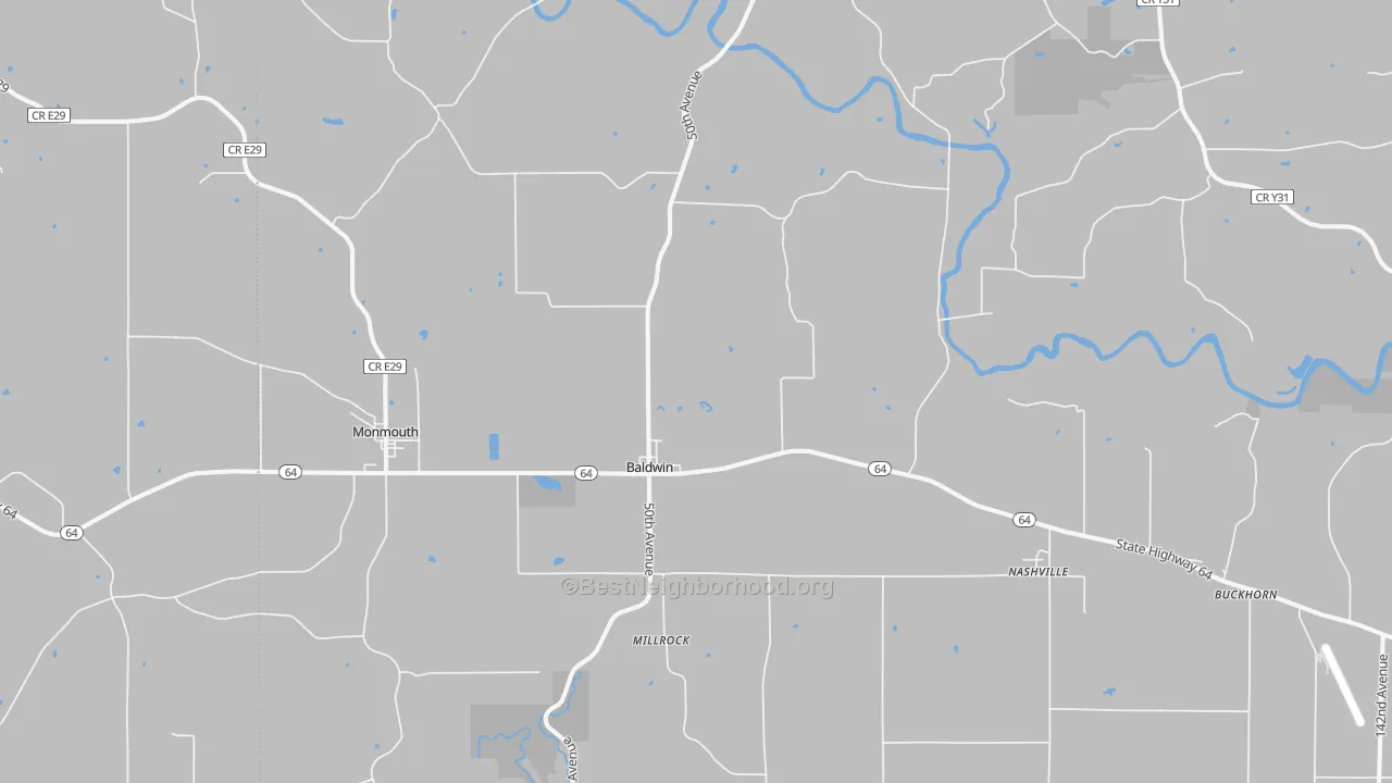 Transit Grade map of 52207, IA