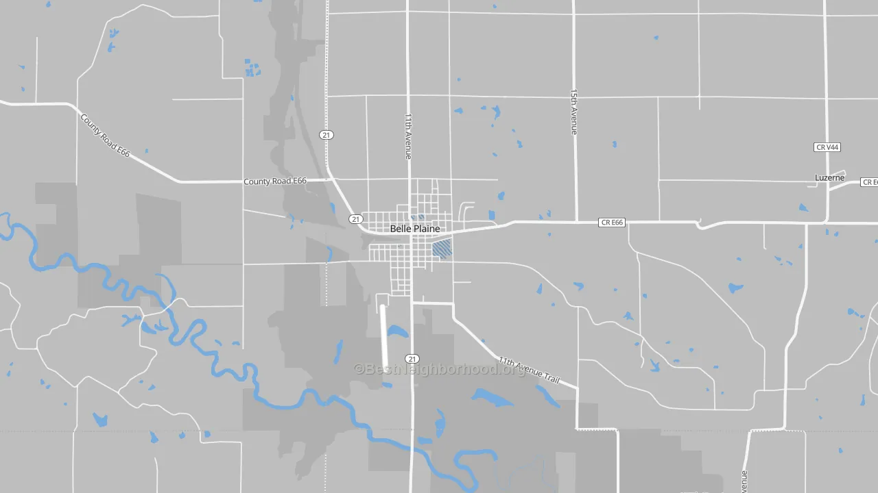 Transit Grade map of 52208, IA