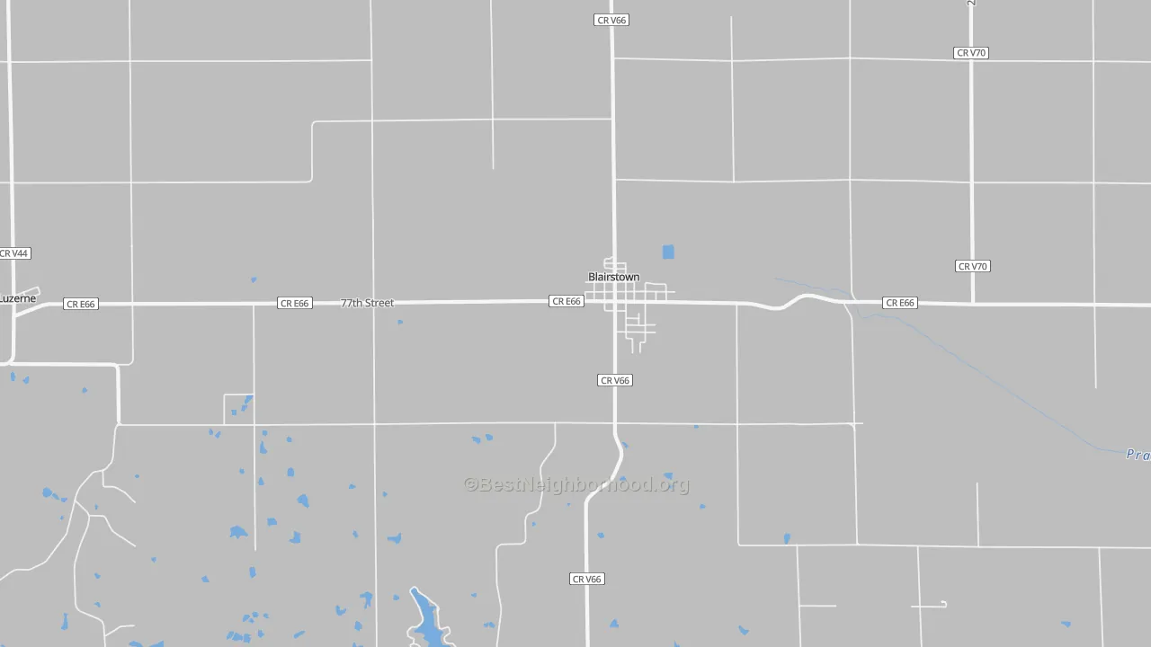 Transit Grade map of 52209, IA
