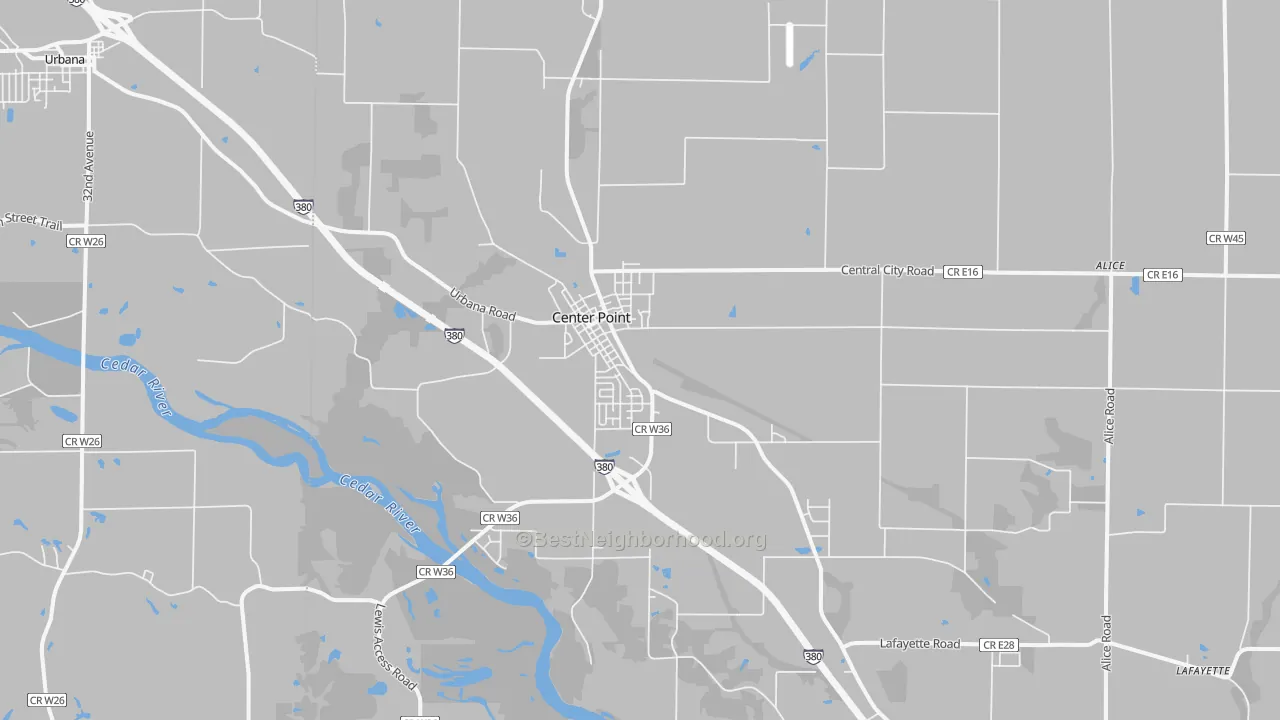 Transit Grade map of 52213, IA